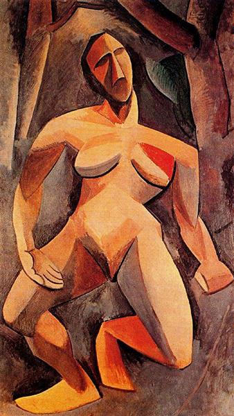 Pablo Picasso Oil Paintings A Driade Nude In The Forest